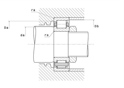 Однорядный цилиндрический роликоподшипник NTN NF306EAT2X