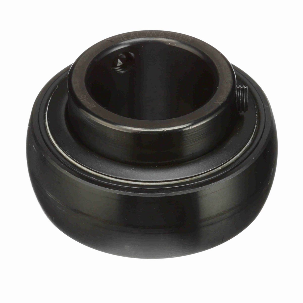 Sealmaster Mounted Insert Only Ball Bearing - 52100 Bearing Steel, Black Oxided - Setscrew Lock - 2-16