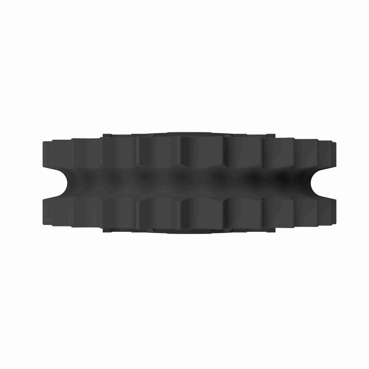Rexnord 820 Series Split Molded Nylon Sprocket with 25 Teeth and 1-7/16in Round Idler Bore - 614-40-9