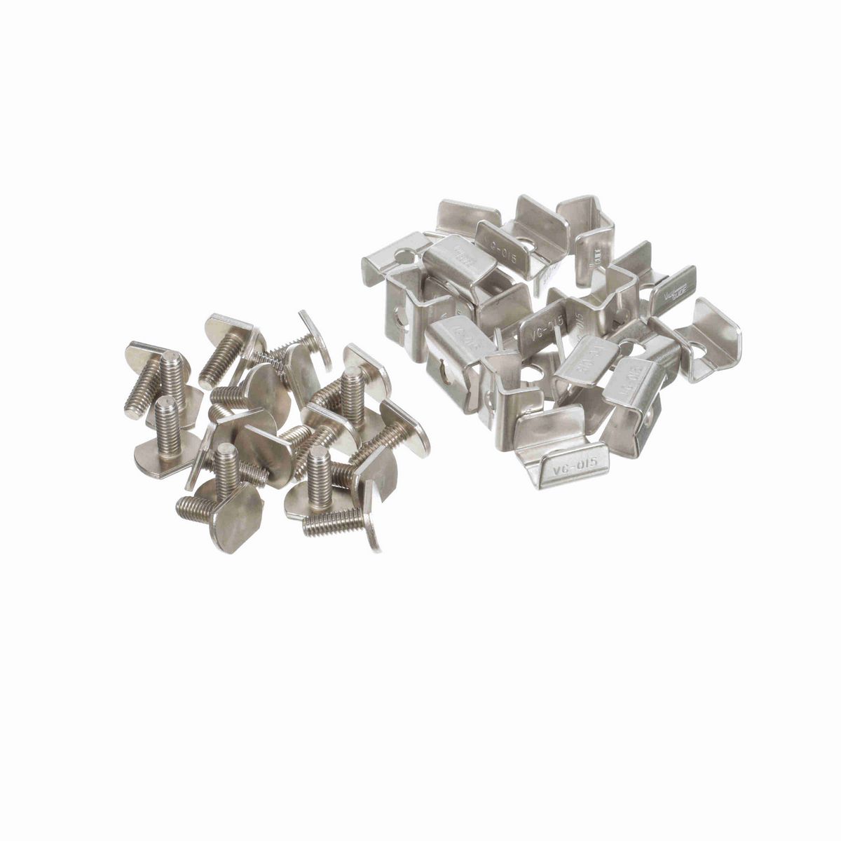 System Plast Single Rail Clip, Stainless Steel, 3/4"~Stud - VG-015-02