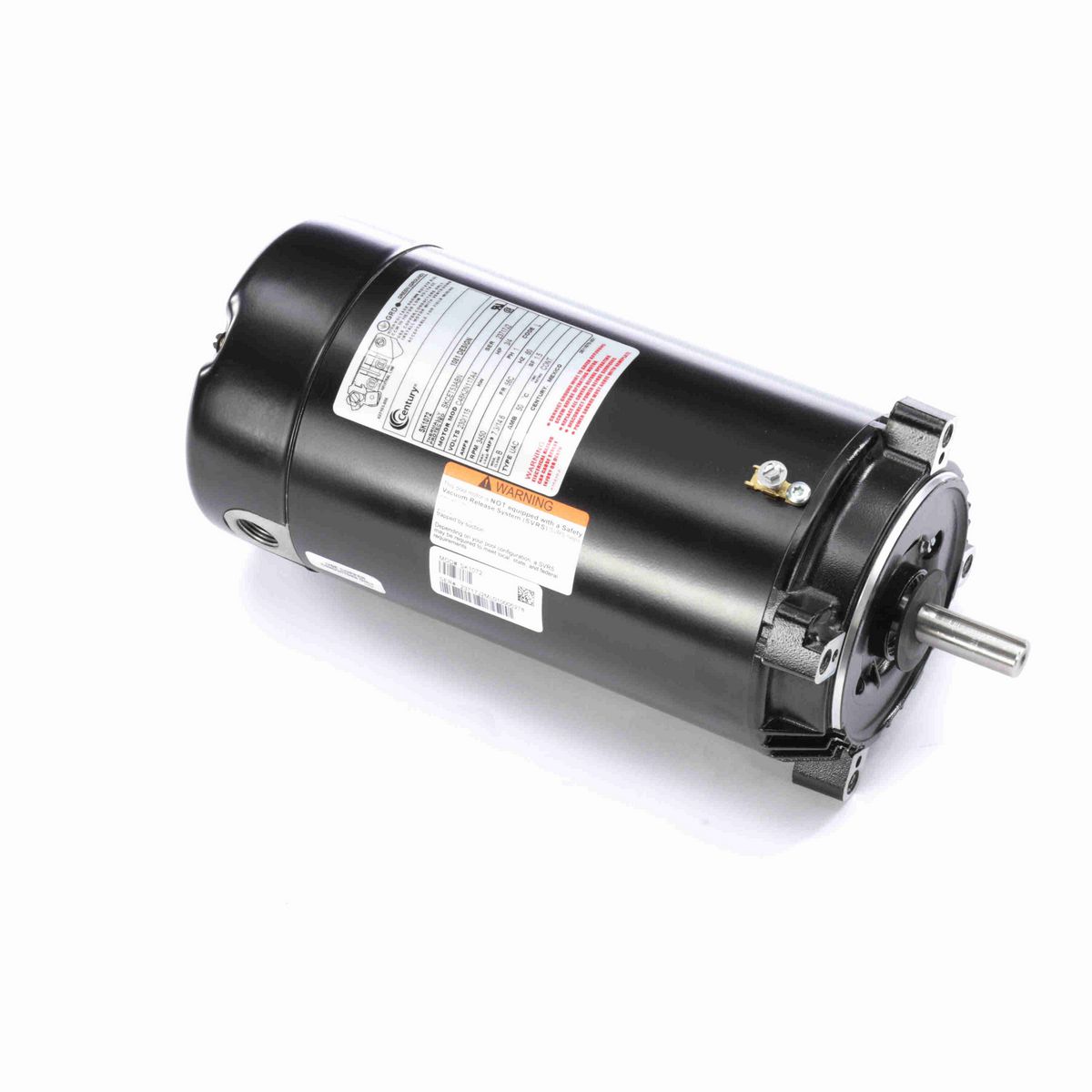 Century Pool Pump Motor, 3/4 HP, 1 Ph, 60 Hz, 230/115 V, 3600 RPM, 56C Frame, ODP - SK1072
