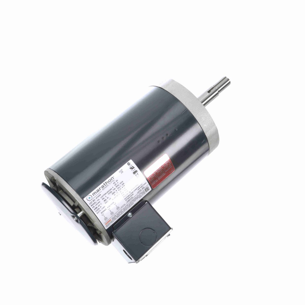 LEESON Close-Coupled Pump Motor, 3 HP, 3 Ph, 60 Hz, 200 V, 3600 RPM, 145JMV Frame, DP - GT4009