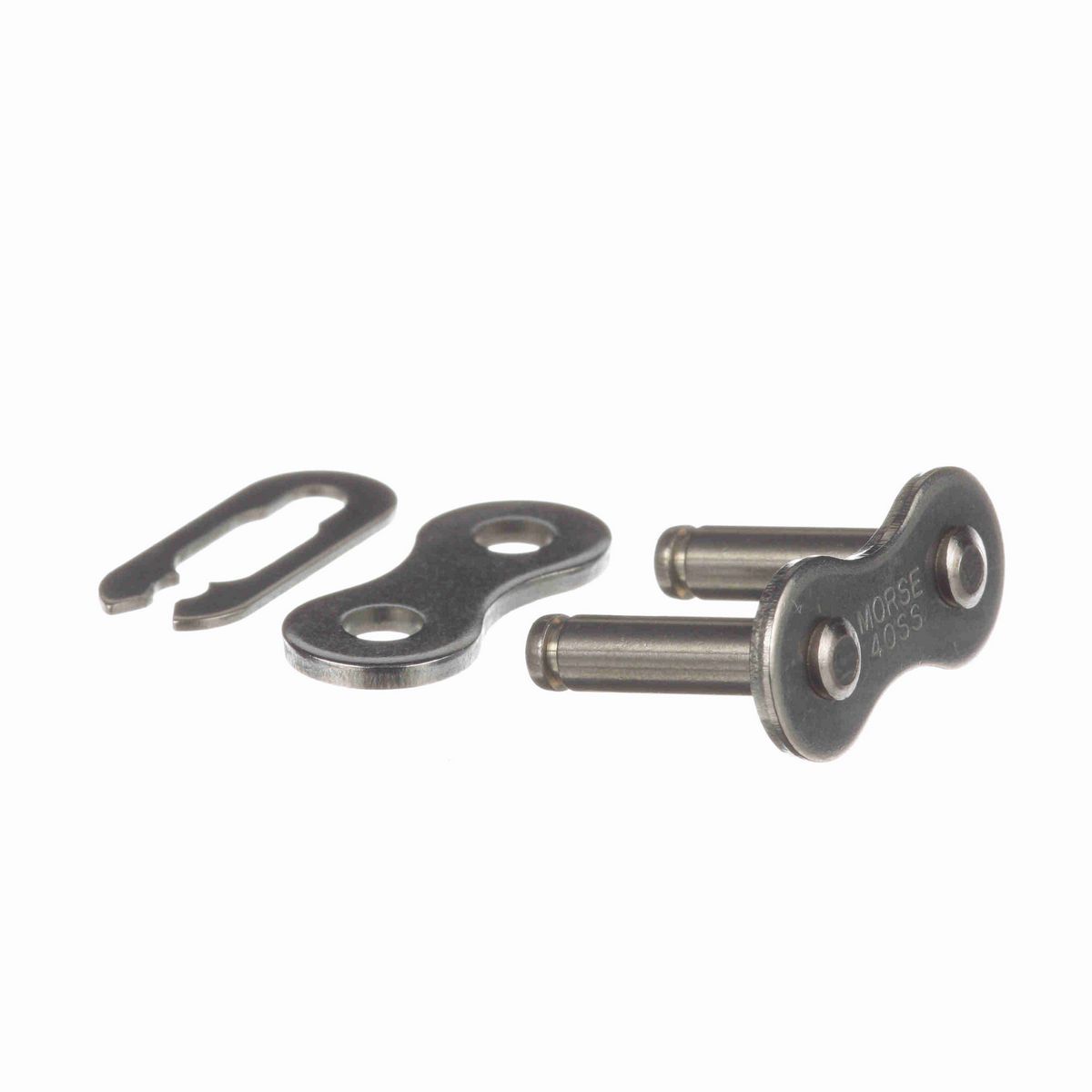 Morse Stainless Steel Roller Chain Spring Clip Connecting Link - 40SS C/L S/C S/F