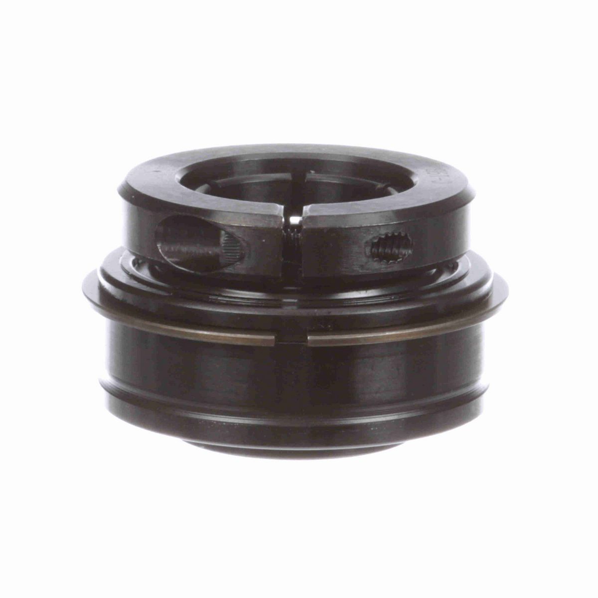 Sealmaster Mounted Insert Only Ball Bearing - 52100 Bearing Steel, Black Oxided - Concentric Lock - ER-206TMC