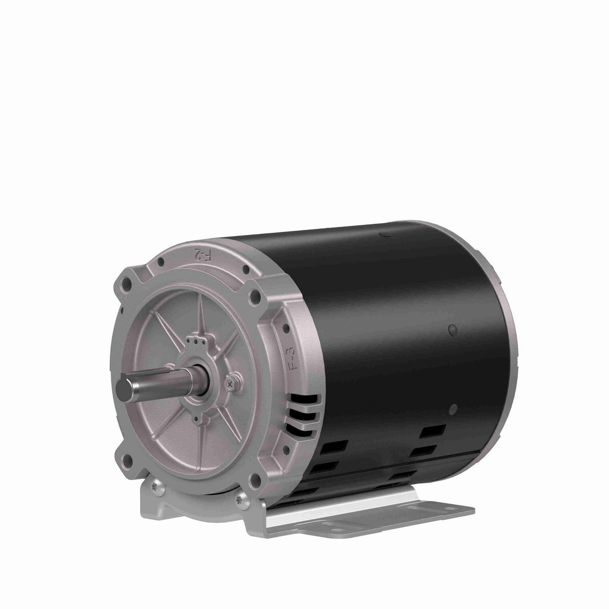 LEESON FLEX-IN-1™ General Purpose Motor, 0.33 & 0.33 HP, 3 Ph, 60 & 50 Hz, 208-230/460 & 190/380 V, 3600 & 3000 RPM, 56C Frame, DP - FX13BK001