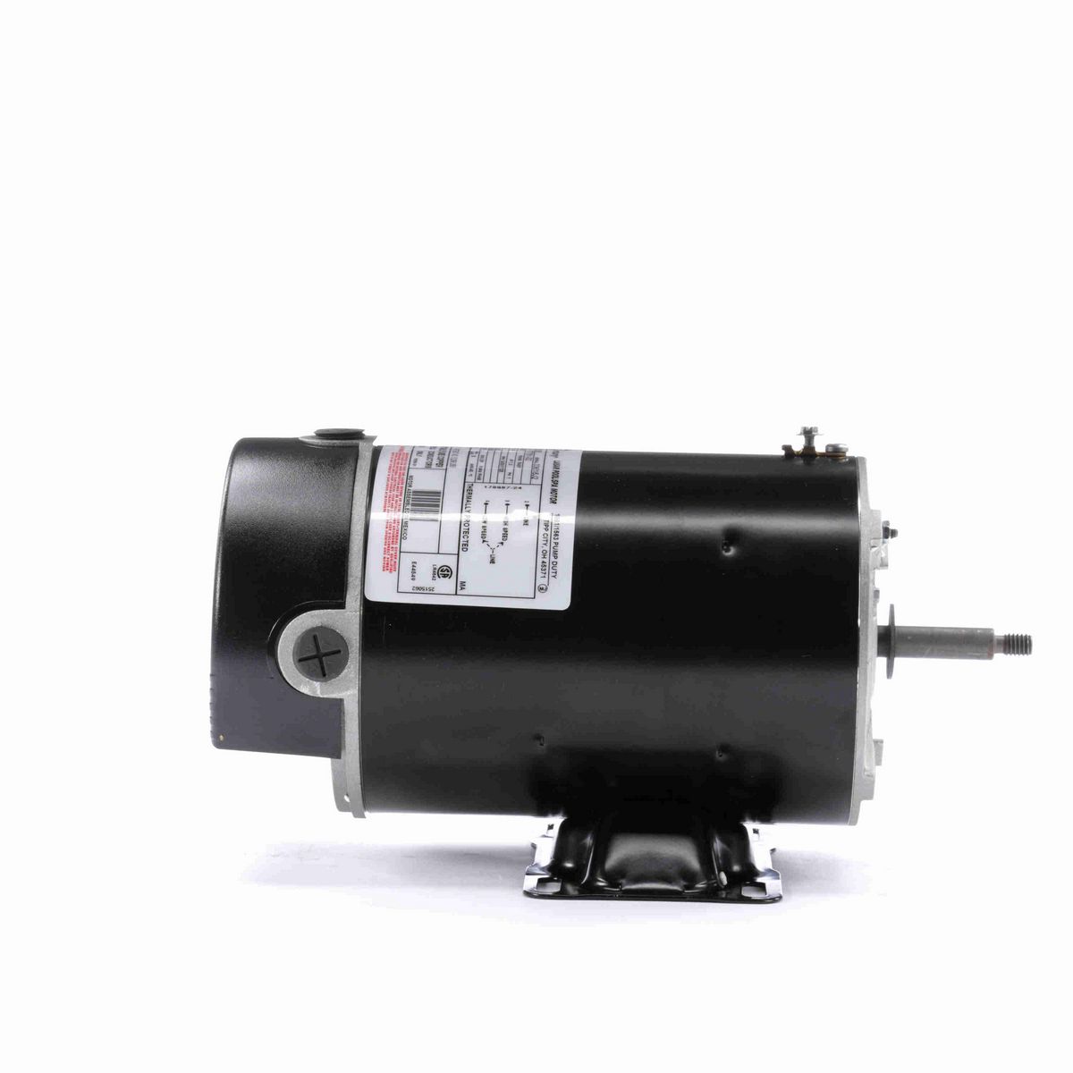 Century Pool Pump Motor, 3/4 - .10 HP, 1 Ph, 60 Hz, 115 V, 3600 RPM, R48Y Frame, DP - BN36