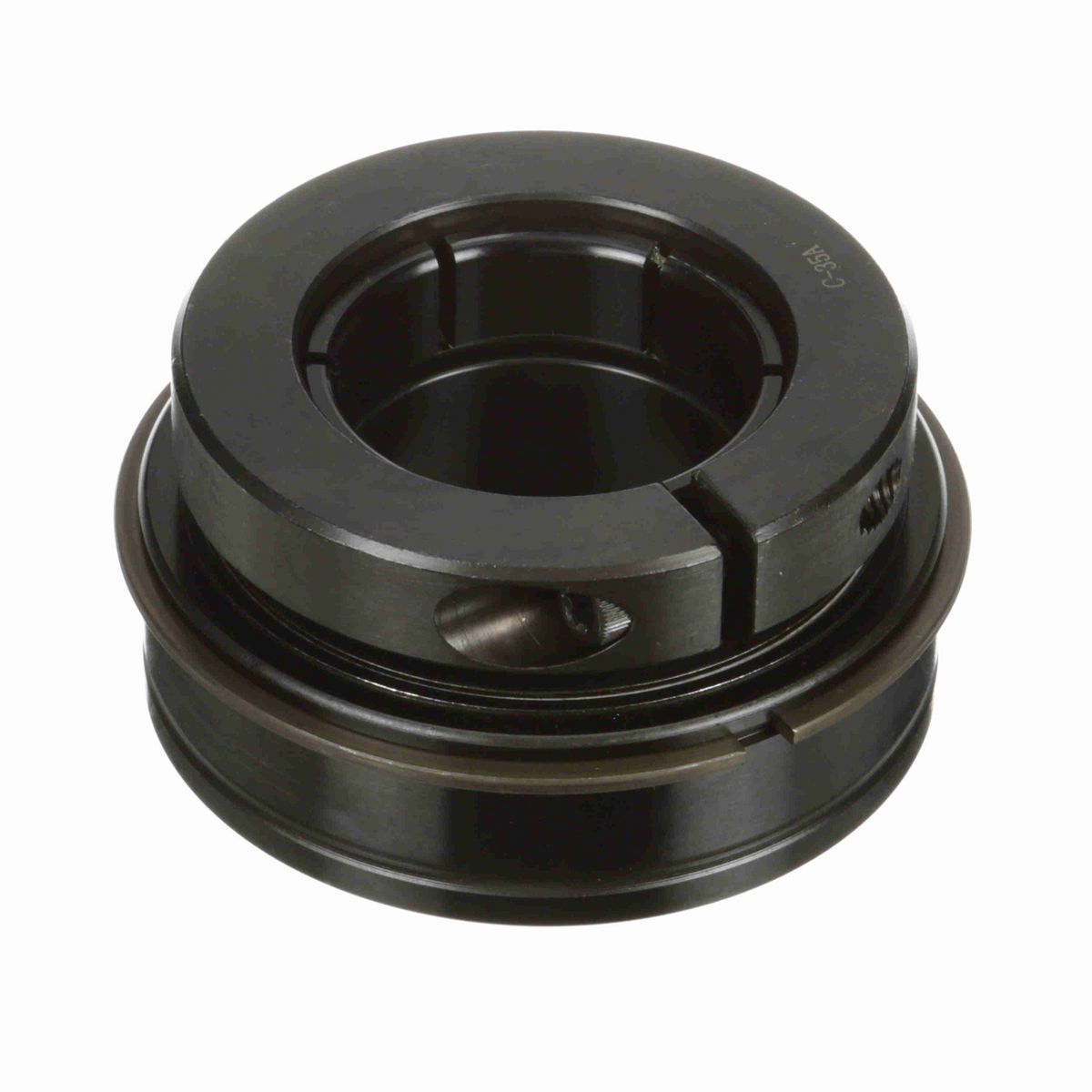 Sealmaster Mounted Insert Only Ball Bearing - 52100 Bearing Steel, Black Oxided - Concentric Lock - ER-32T