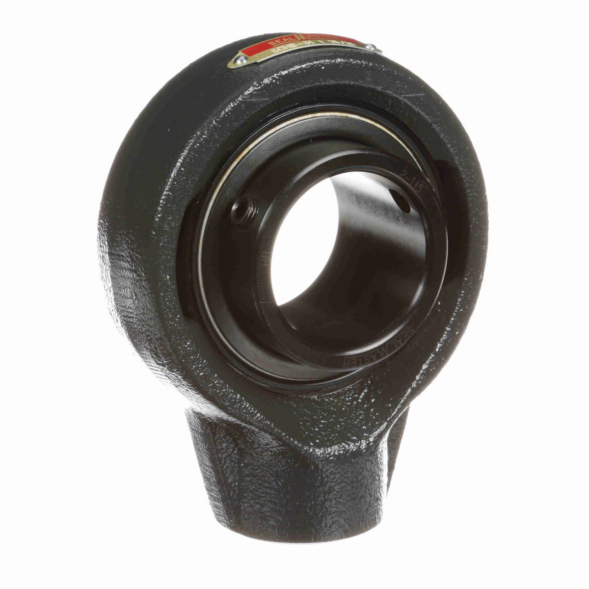 Sealmaster Mounted Cast Iron Hanger Unit Ball Bearing - 52100 Bearing Steel, Black Oxided - Setscrew Lock - SCHB-31