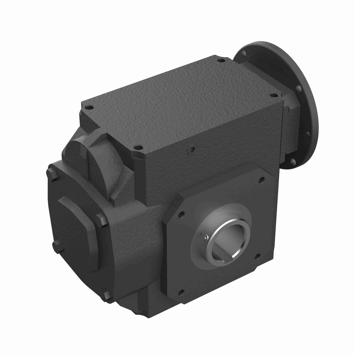 Hub City HERA Gear Reducer HERA Cast Iron Helical-Hypoid Reducer - HERA55ES 30.14 143TC 1.938