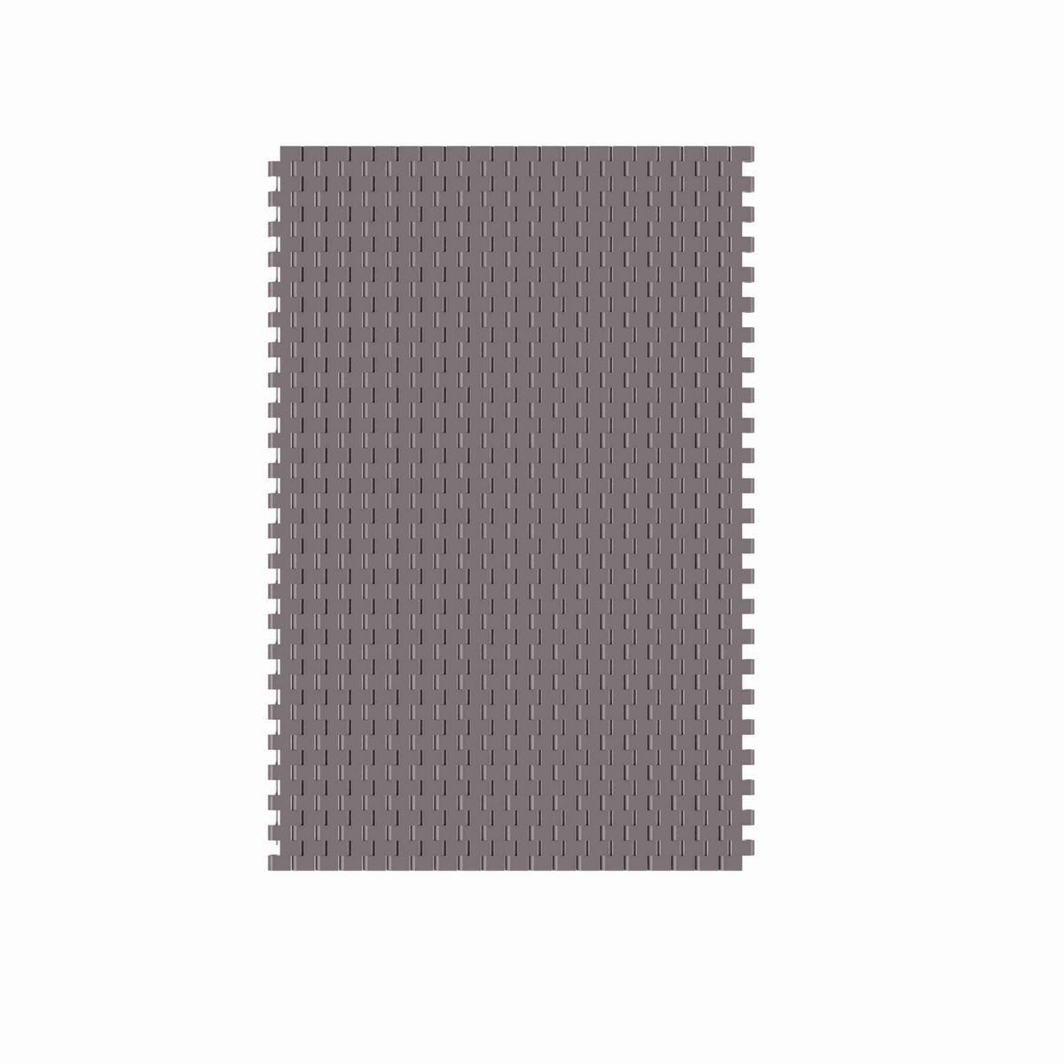 Rexnord 1505 Straight Running Solid Top, Material: Brown High Performance, Width: 12in, Pitch: 15mm - HP1505-12