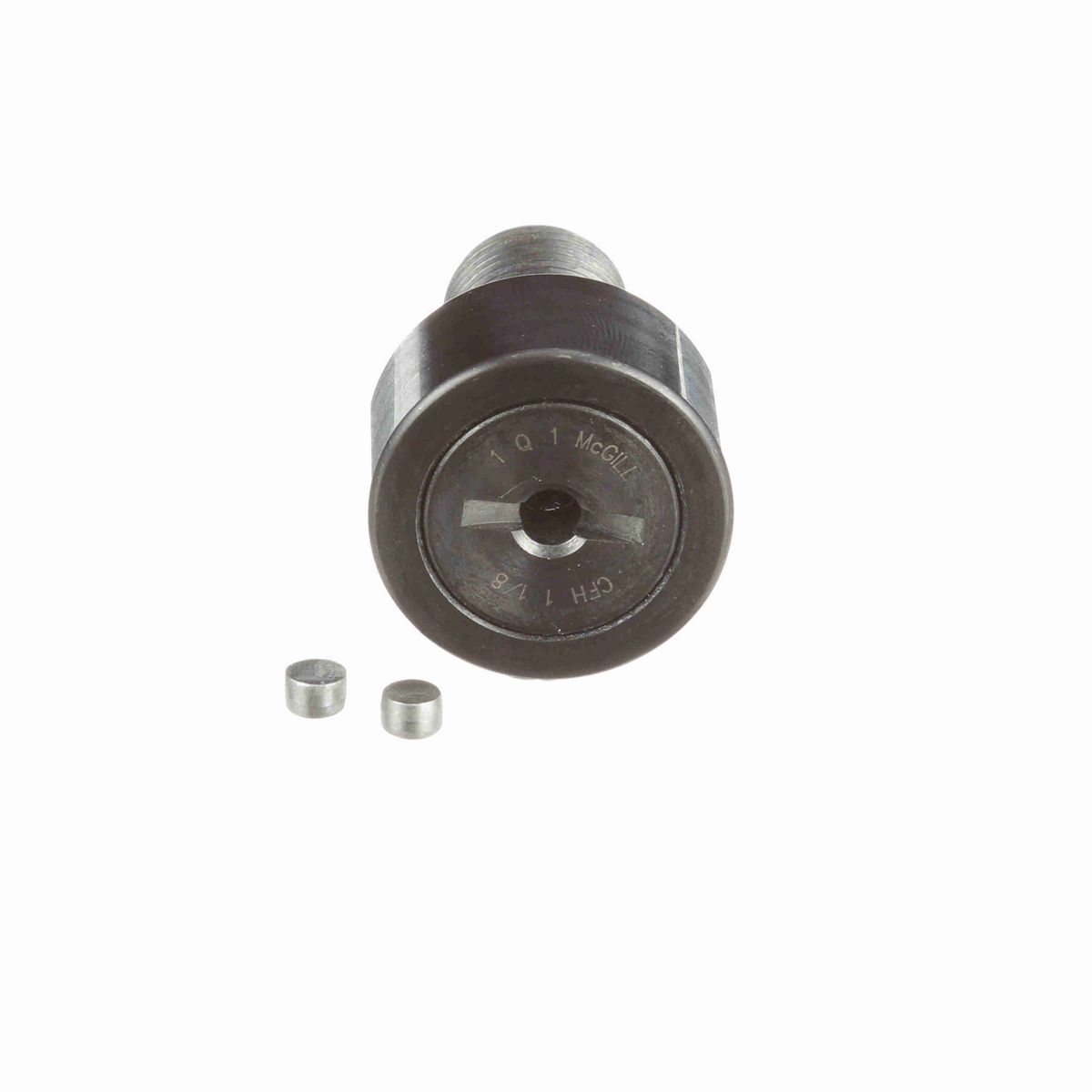 Опорный ролик с цапфой McGill Heavy Stud CAMROL CFH 1 1/8, цилиндрический, со шлицем под отвёртку, дюймовый