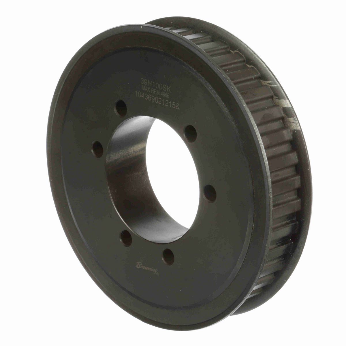 Browning Steel Bushed Bore Gearbelt Pulley - 39H100SK