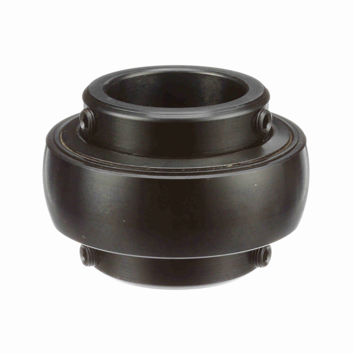 Sealmaster Mounted Insert Only Ball Bearing - 52100 Bearing Steel, Black Oxided - Double Setscrew Lock - 3-215DC