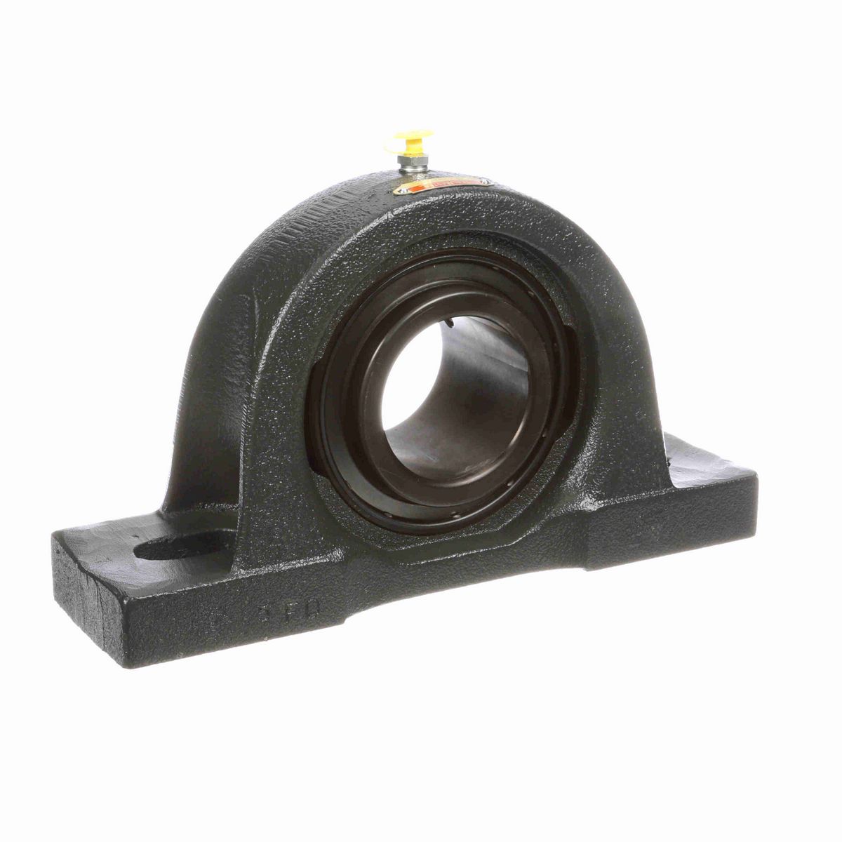 Sealmaster Mounted Cast Iron Two Bolt Pillow Block Ball Bearing - 52100 Bearing Steel, Black Oxided - Setscrew Lock - MP-315C
