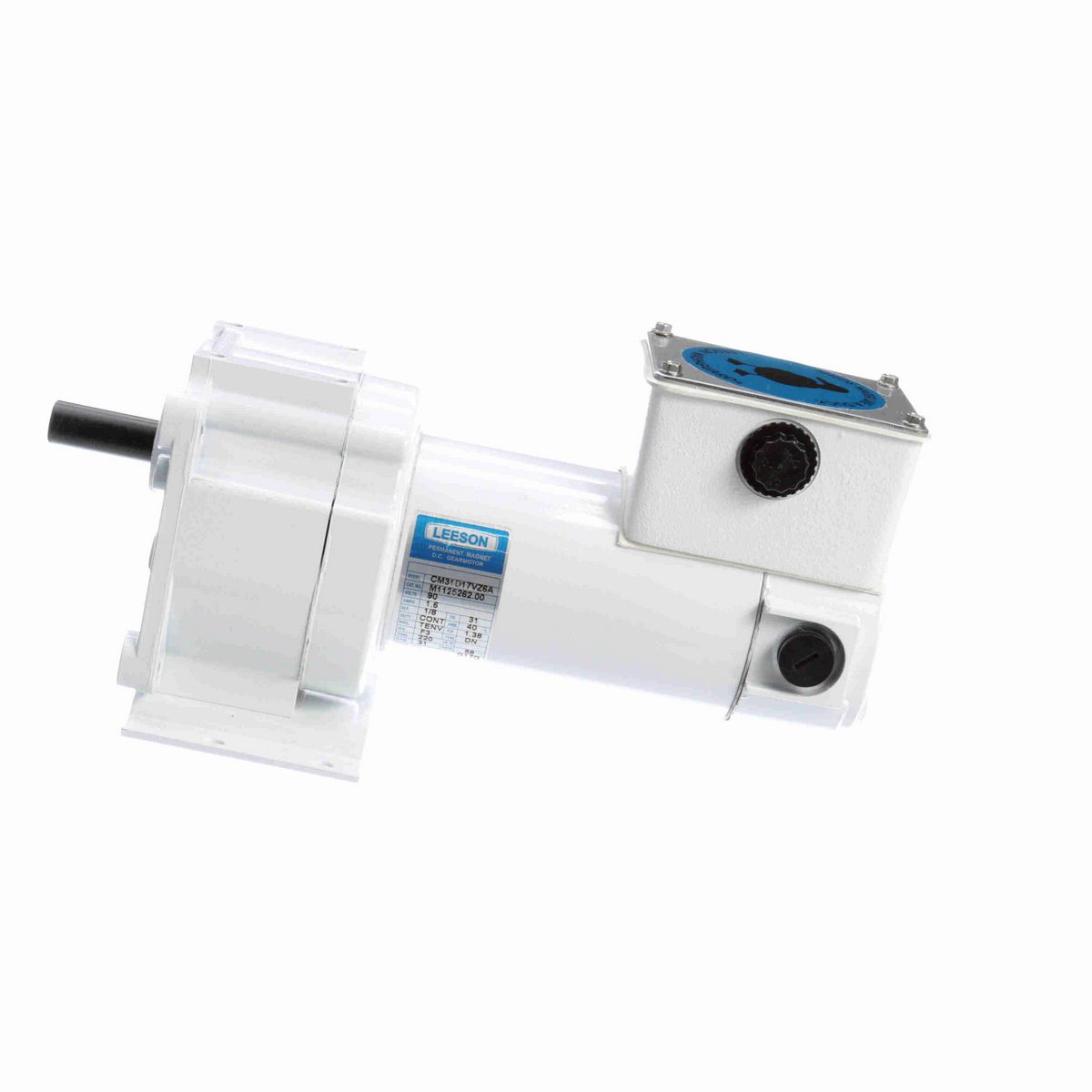 LEESON White Duck™ Parallel Shaft Gearmotor, 0.13 HP, 90 V, 31 RPM, 31 Frame, TENV - M1125262.00