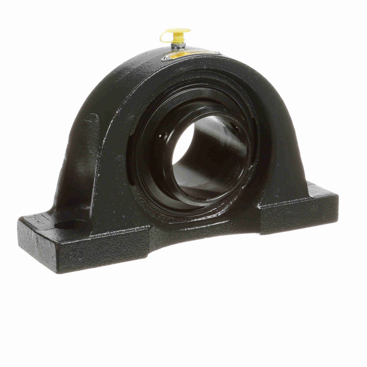 Sealmaster Mounted Cast Iron Two Bolt Pillow Block Ball Bearing - 52100 Bearing Steel, Black Oxided - Double Setscrew Lock - Air Handling Housing Fit, Noise Tested - NPD-39 CXU