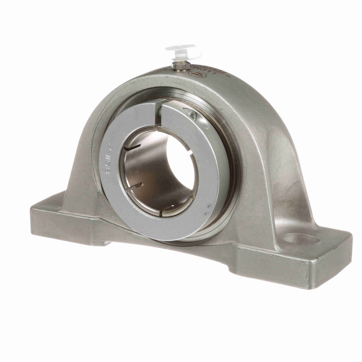 Sealmaster Mounted Stainless Steel Two Bolt Pillow Block Ball Bearing - 52100 Bearing Steel, Phosphorus Nickel Coated - Concentric Lock - Corrosion Resistant - CRPS-PN31T