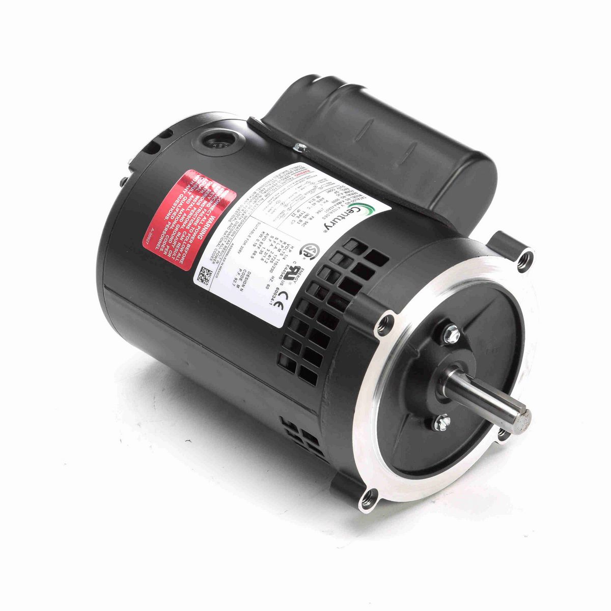 Century General Purpose Motor, 1/4 HP, 1 Ph, 60 Hz, 115/230 V, 1800 RPM, 56C Frame, DP - K1024LDES