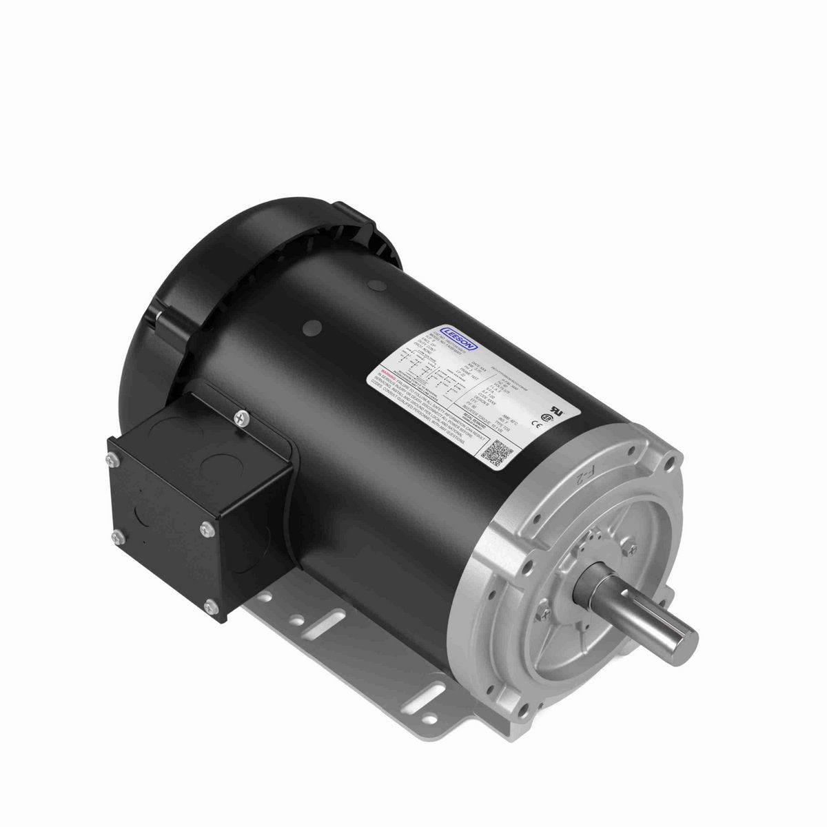 LEESON AC-5.00HP-575V-3Ph-60HZ-3490RPM-145T-DP-IP22-Thermostat-PREMIUM Eff-Base Removable - FX05FB001