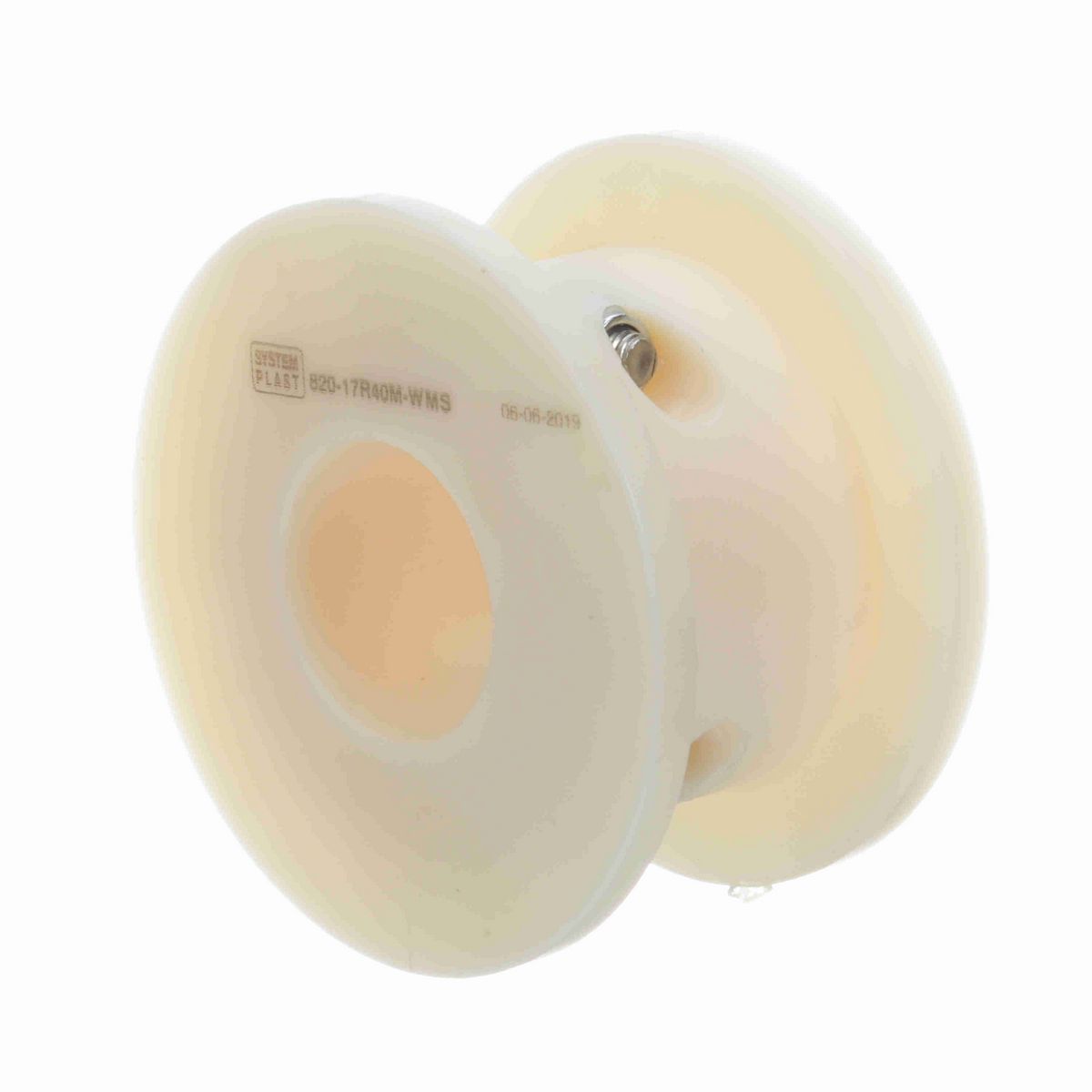 System Plast 820 Series Split Machined Sprocket with 17 Teeth and a 40mm Round Idler Bore - 820-17R40M-WMS