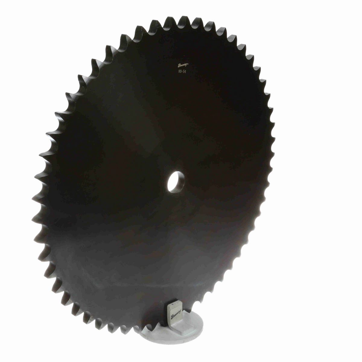 Browning Steel Minimum Plain Bore Roller Chain Sprocket - 80A54