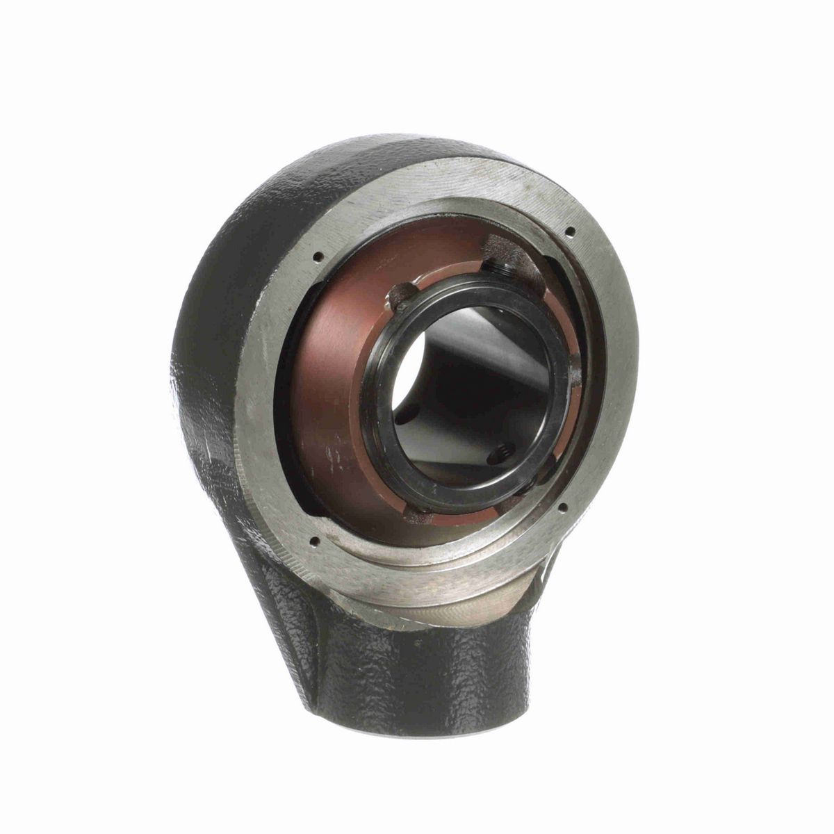 Sealmaster Mounted Cast Iron Hanger Unit Ball Bearing - 52100 Bearing Steel, Black Oxided - Setscrew Lock - PVR-1203