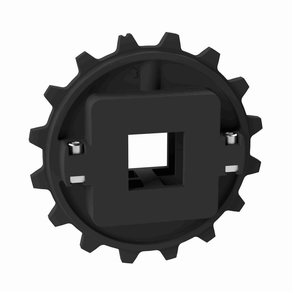Rexnord 7950 Series Split Molded Nylon Sprocket with 16 Teeth and a 1-1/2in Square Bore - 614-168-1