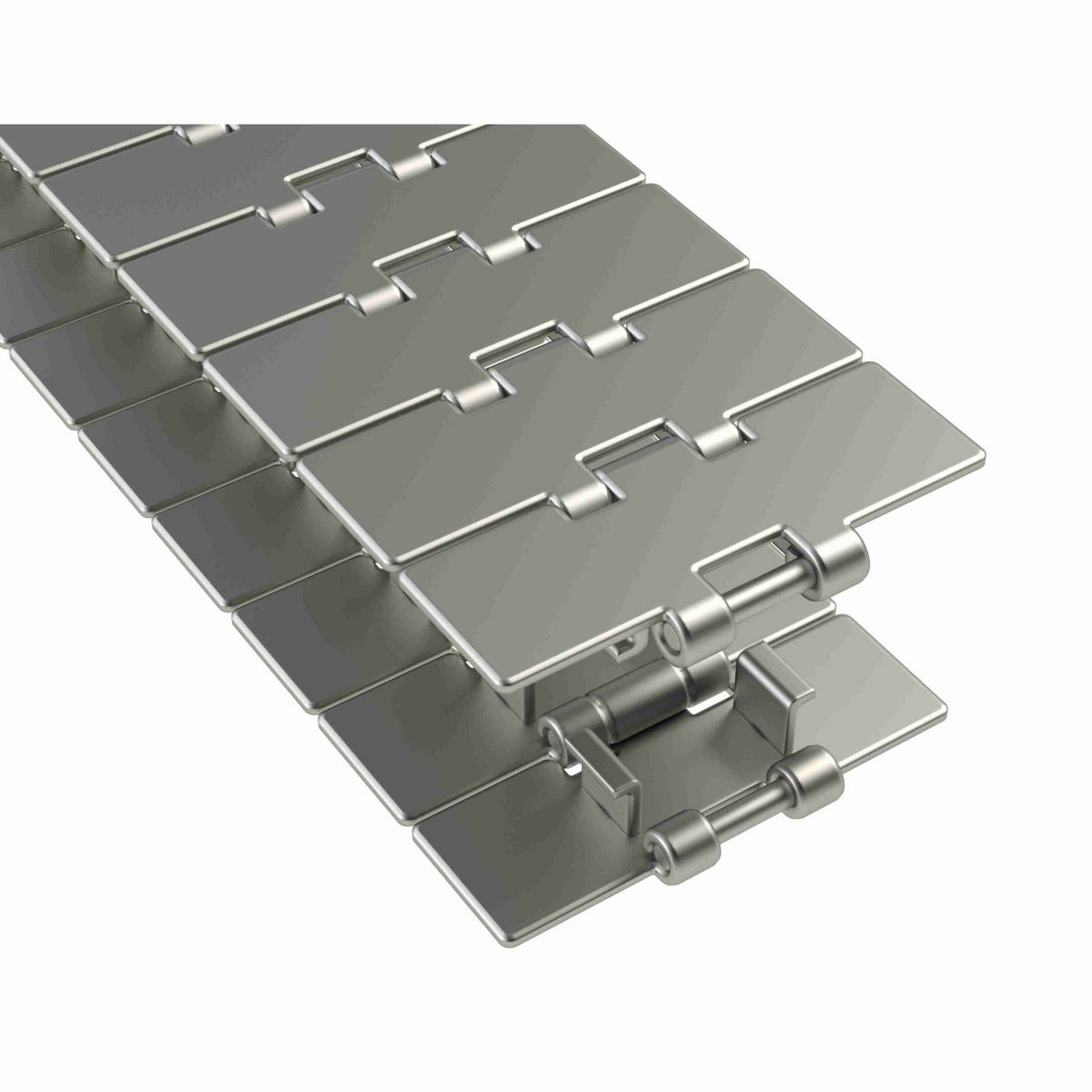 Rexnord 815TAB Straight Running Solid Top, Material: Stainless Steel, Width: 3.25in, Pitch: 1.5in - 763.33.31