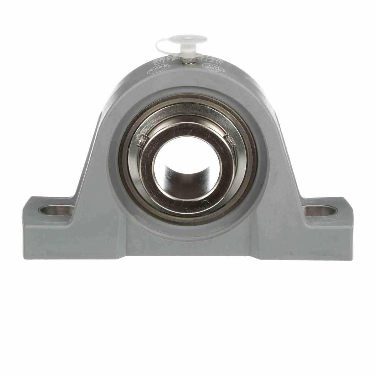Sealmaster Mounted Composite Two Bolt Pillow Block Ball Bearing - 52100 Bearing Steel, Phosphorus Nickel Coated - Setscrew Lock - Corrosion Resistant - CRPC-PN20