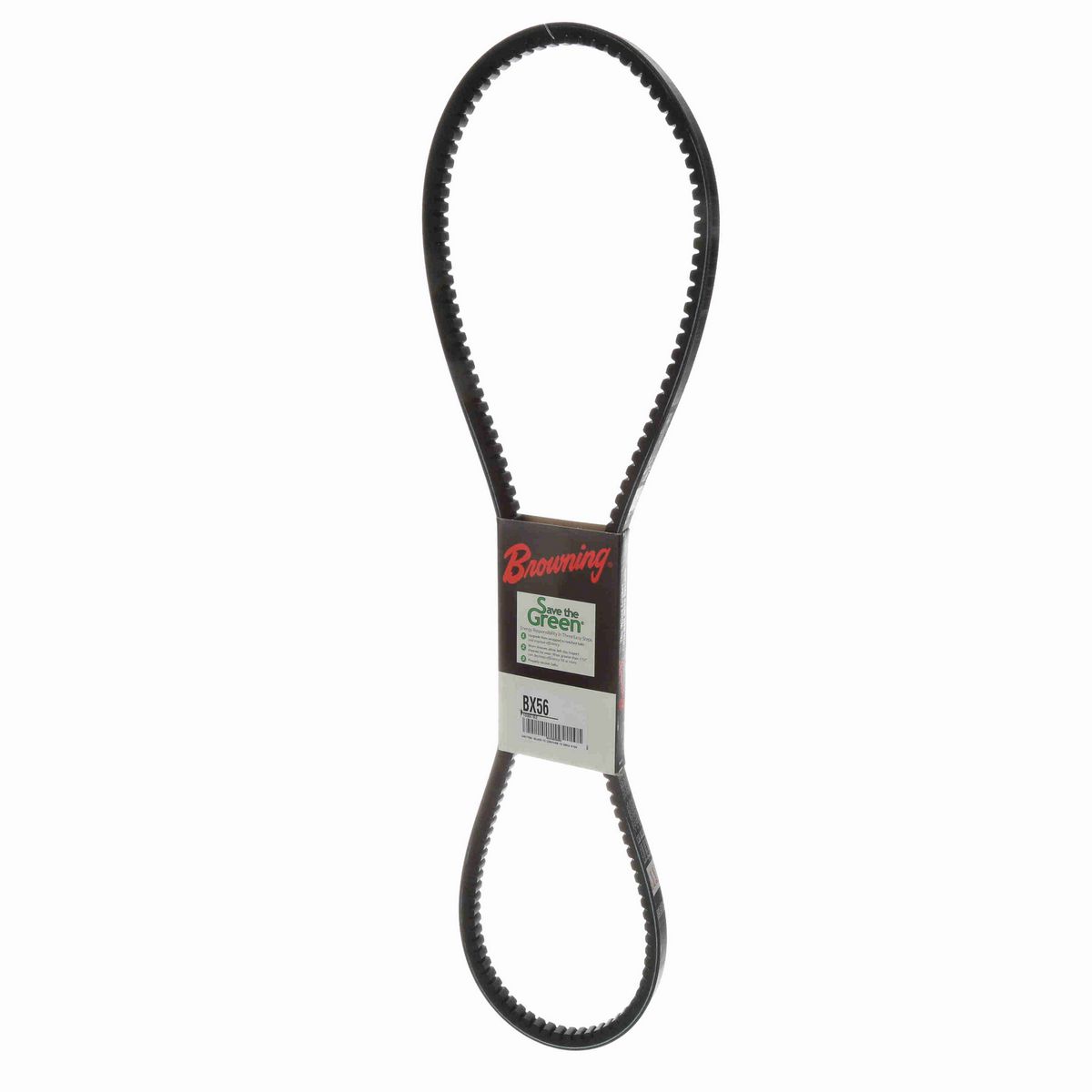 Browning EPDM Notched Belt 98% Efficient - BX56