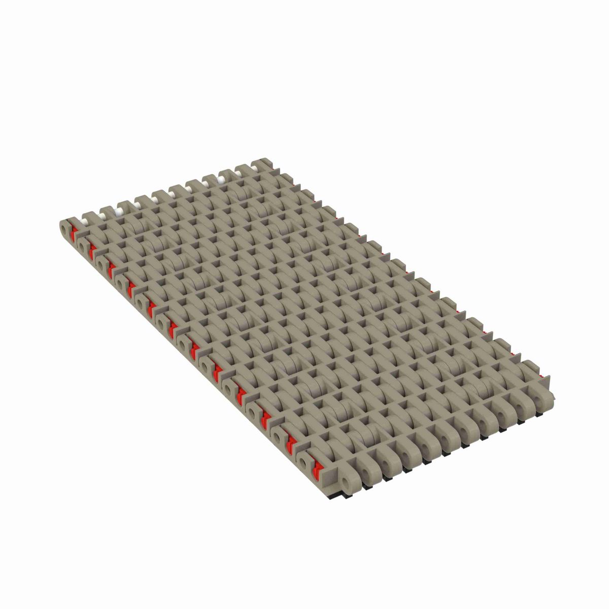 Rexnord 7705 SuperGrip™ Straight Running SuperGrip™, Material: Grey Tough Composite, Width: 6in, Pitch: 1in - 81447682