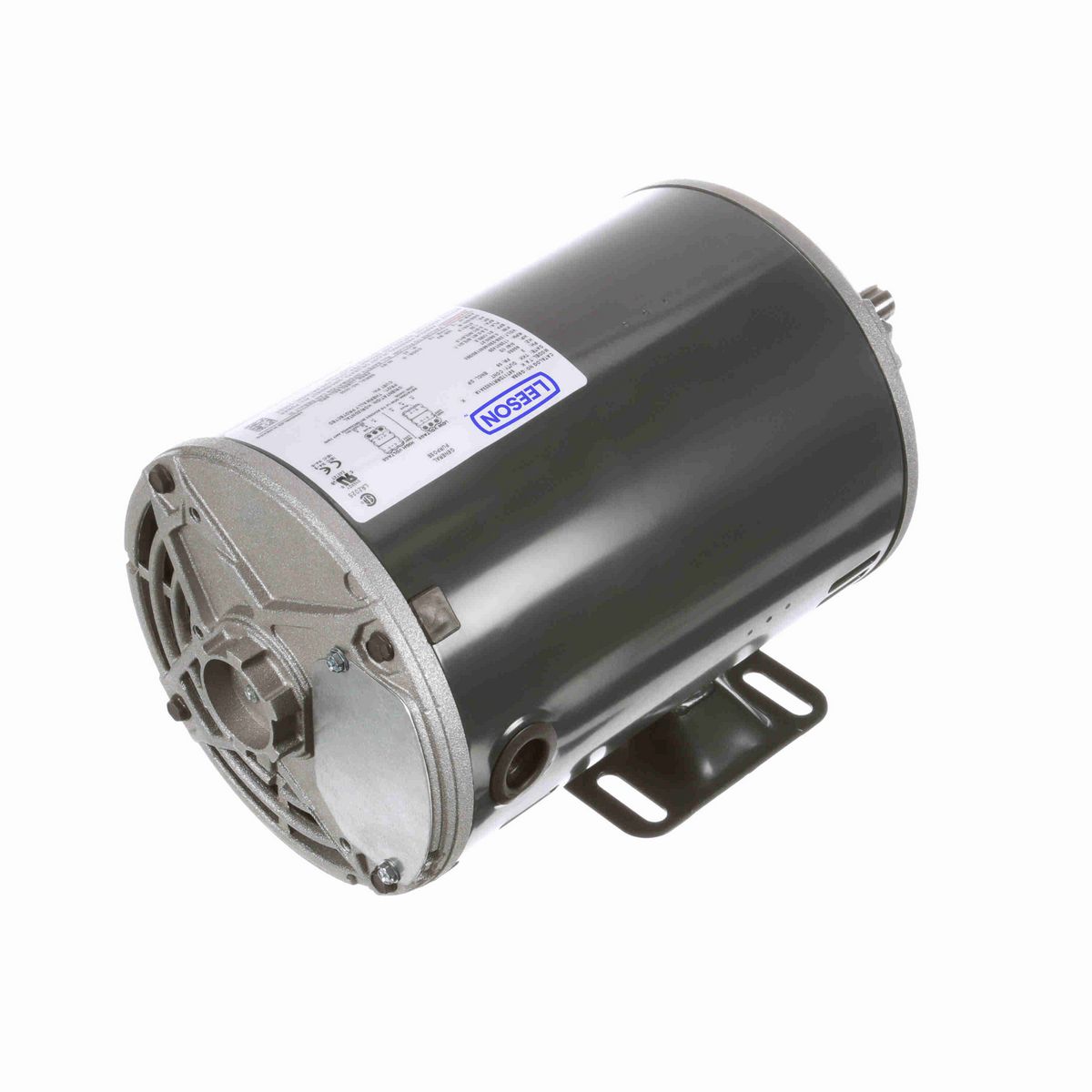 LEESON General Purpose Motor, 0.75 & 0.50 HP, 3 Ph, 60 & 50 Hz, 208-230/460 & 190/380 V, 1800 & 1500 RPM, 56 Frame, DP - G908A