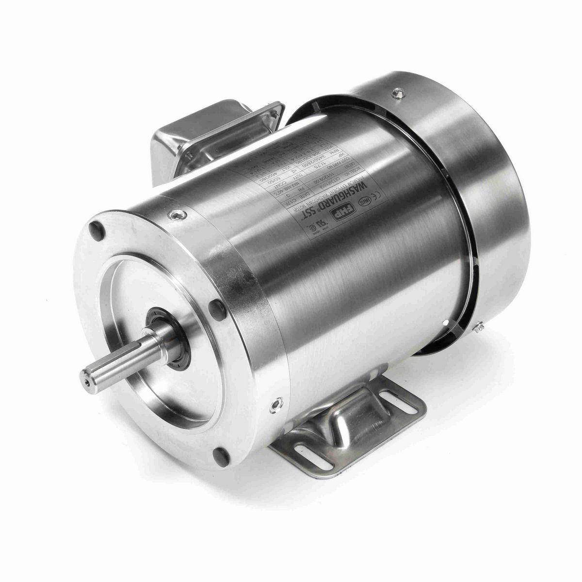 LEESON SST Duck™ General Purpose Motor, 1 & 0.75 HP, 3 Ph, 60 & 50 Hz, 230/460 & 190/380 V, 3600 & 3000 RPM, 56HC Frame, TEFC - 191209.00