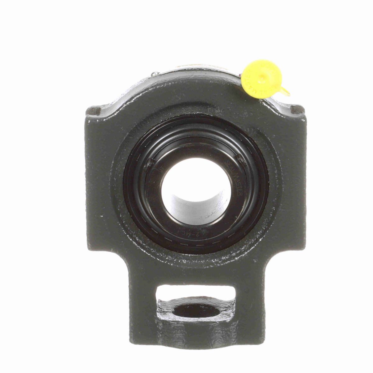 Sealmaster Mounted Cast Iron Wide Slot Take Up Ball Bearing - 52100 Bearing Steel, Black Oxided - Setscrew Lock - ST-20C