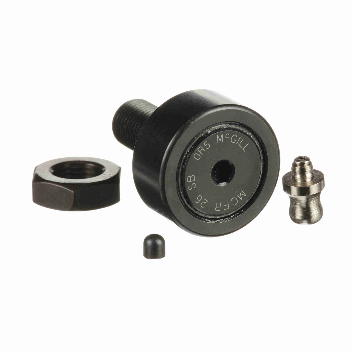 Опорный ролик с цапфой McGill CAMROL MCFR 26 SB, бочкообразный, с уплотнением, с шестигранным отверстием, метрический