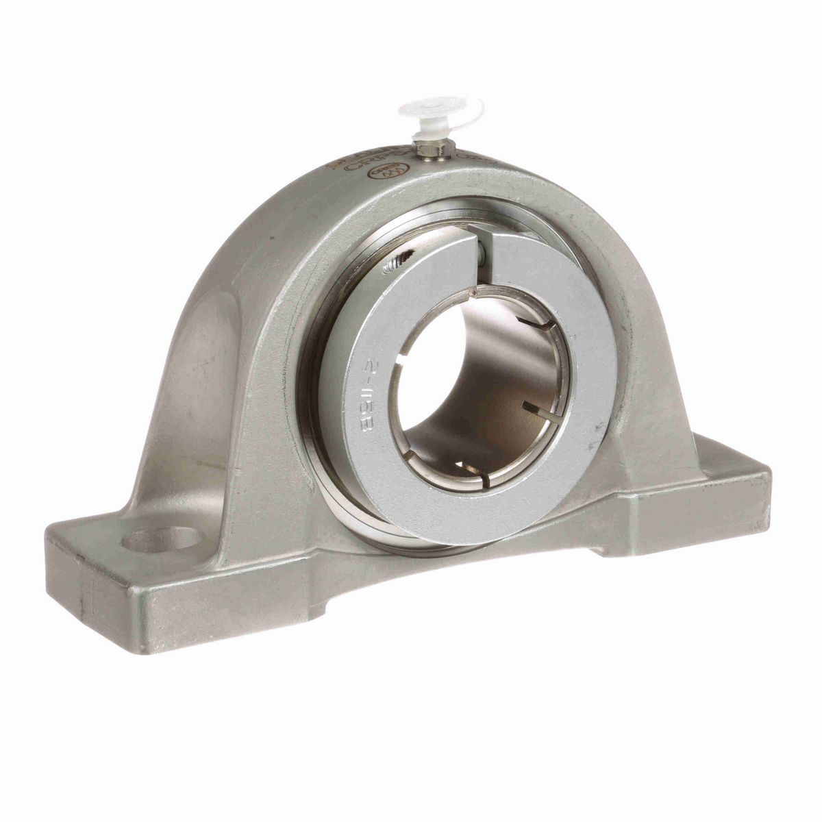 Sealmaster Mounted Stainless Steel Two Bolt Pillow Block Ball Bearing - 52100 Bearing Steel, Phosphorus Nickel Coated - Concentric Lock - Corrosion Resistant - CRPS-PN27T