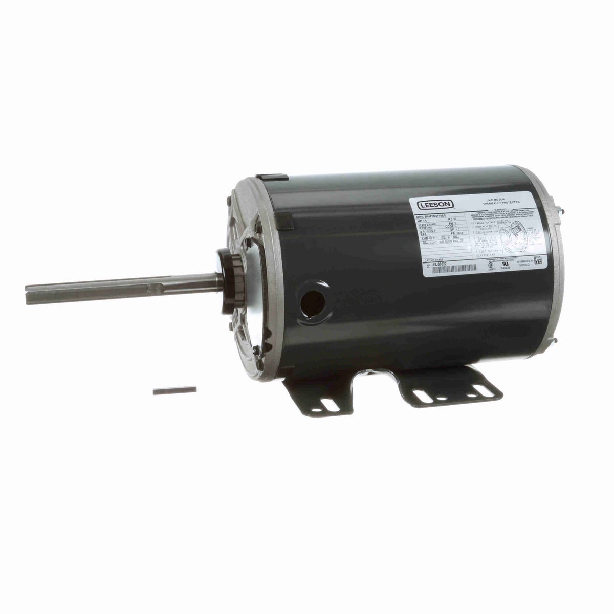 LEESON Condenser Fan Motor, 1.50 HP, 3 Ph, 60 Hz, 208-230/460 V, 1200 RPM, 56HZ Frame, DP - K1486