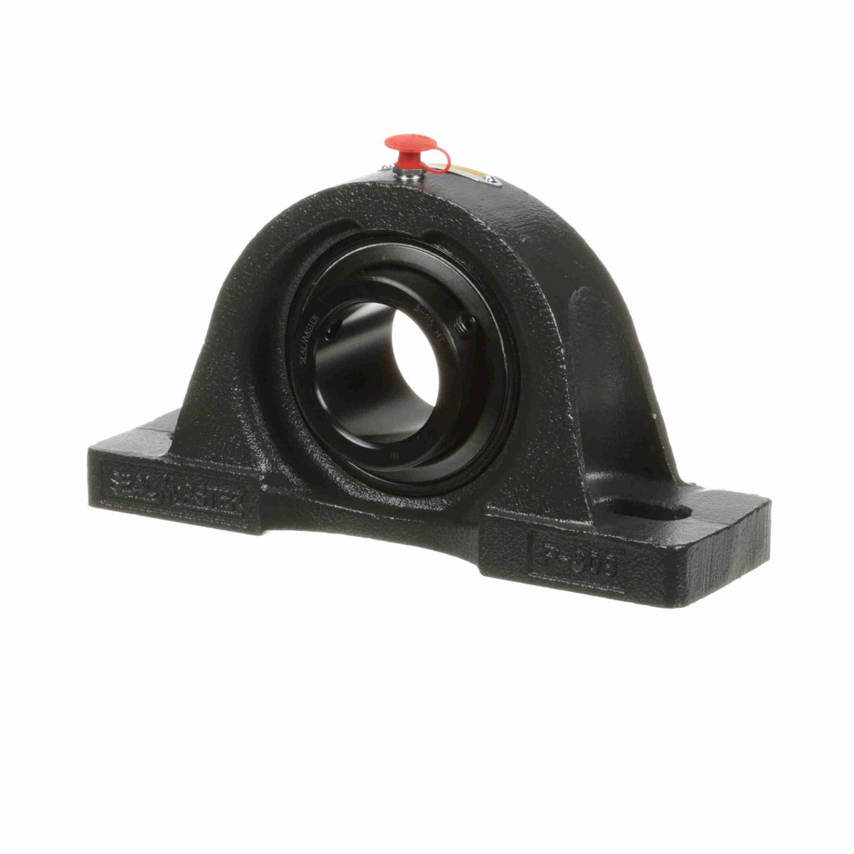 Sealmaster Mounted Cast Iron Two Bolt Pillow Block Ball Bearing - 52100 Bearing Steel, Black Oxided - Setscrew Lock - High Temperature - MP-31 HT