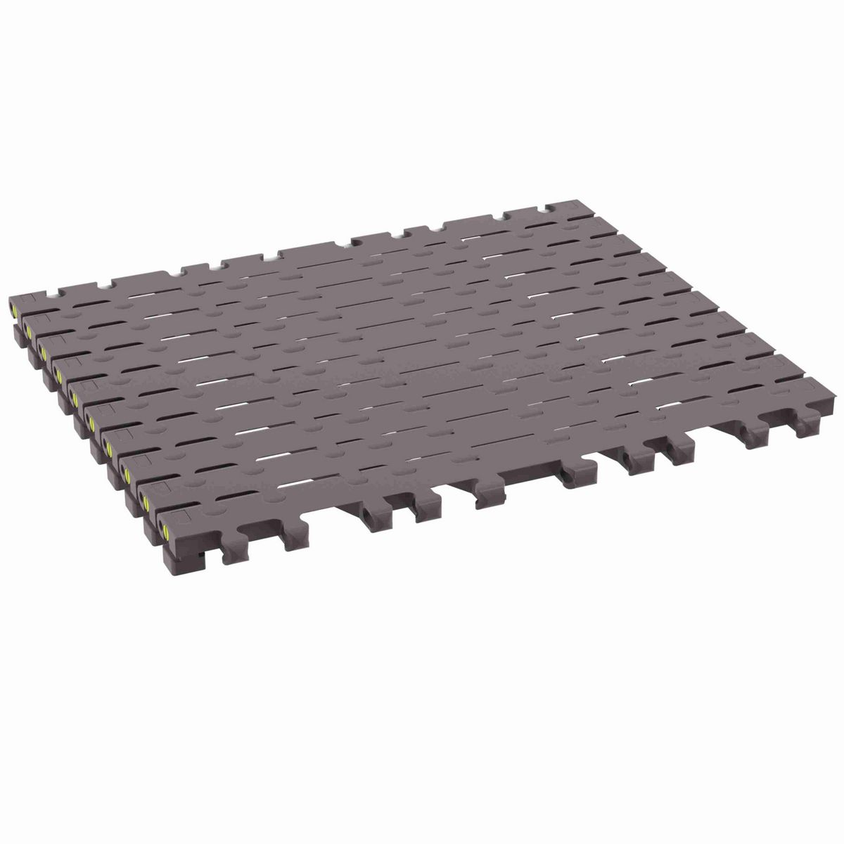 Rexnord 7956GT Side-flexing Flush Grid, Material: Brown High Performance, Width: 15in, Pitch: 1.25in - 10324705