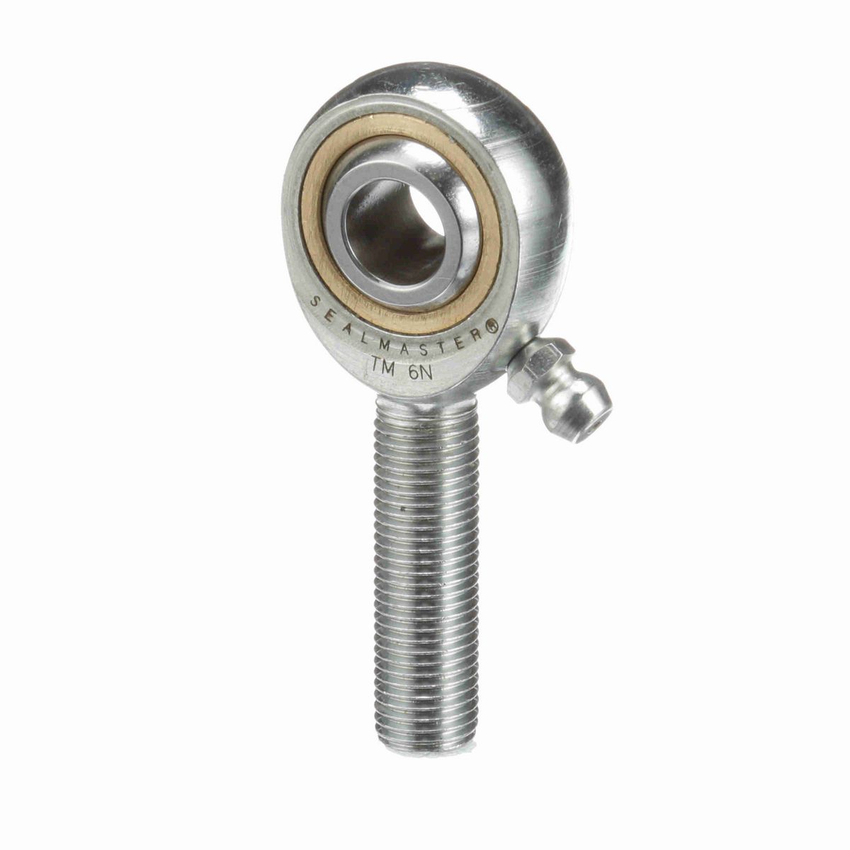 Sealmaster Male Rod End Bearing - Three-Piece Greasable Bronze Race - TM 6N