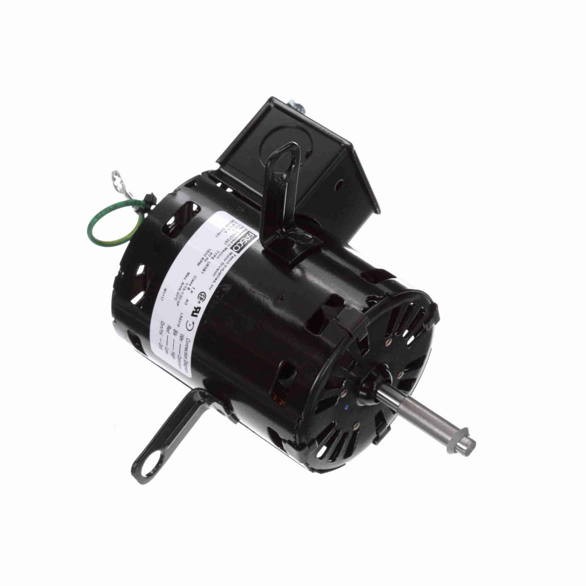 FASCO OEM Replacement Motor, 1/15-1/25 HP, 1 Ph, 60 Hz, 115 V, 1600 RPM, 2 Speed, 3.3" Diameter, OAO - D1161
