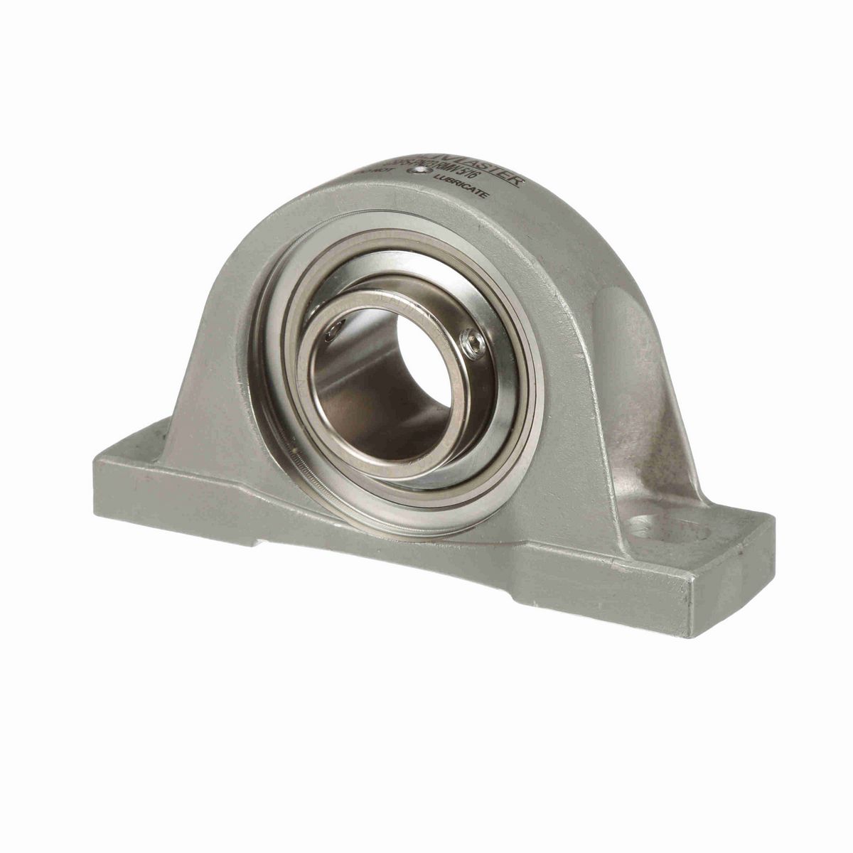 Sealmaster Mounted Stainless Steel Two Bolt Pillow Block Ball Bearing - 52100 Bearing Steel, Phosphorus Nickel Coated - Setscrew Lock - Corrosion Resistant - Reduced Maintenance - Lubed for Life - CRPS-PN23 RMW