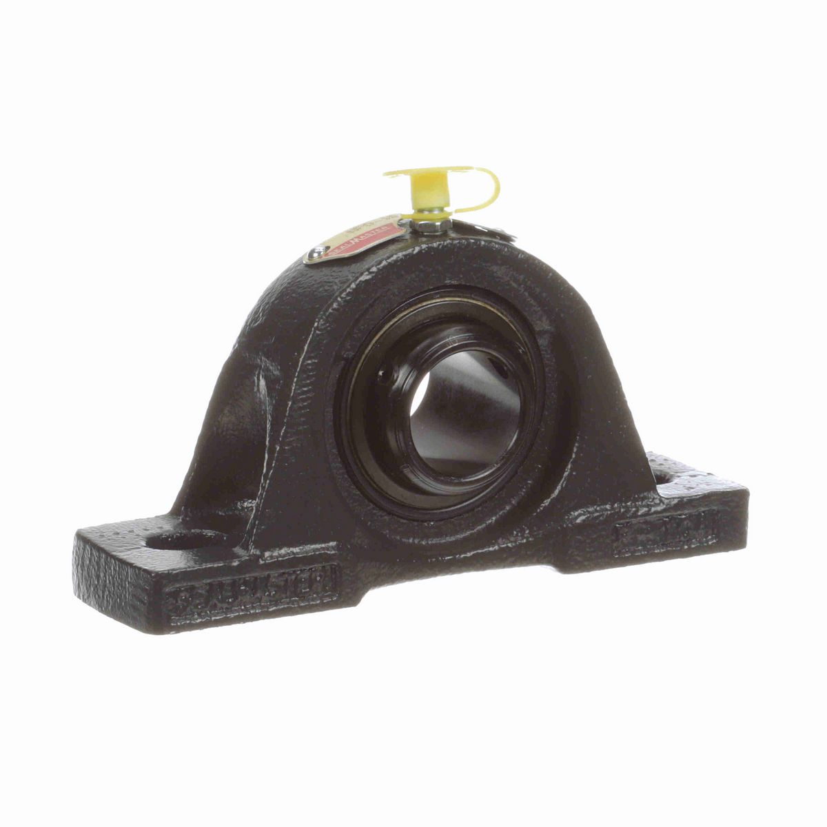 Sealmaster Mounted Cast Iron Two Bolt Pillow Block Ball Bearing - 52100 Bearing Steel, Black Oxided - Double Setscrew Lock - NPD-16