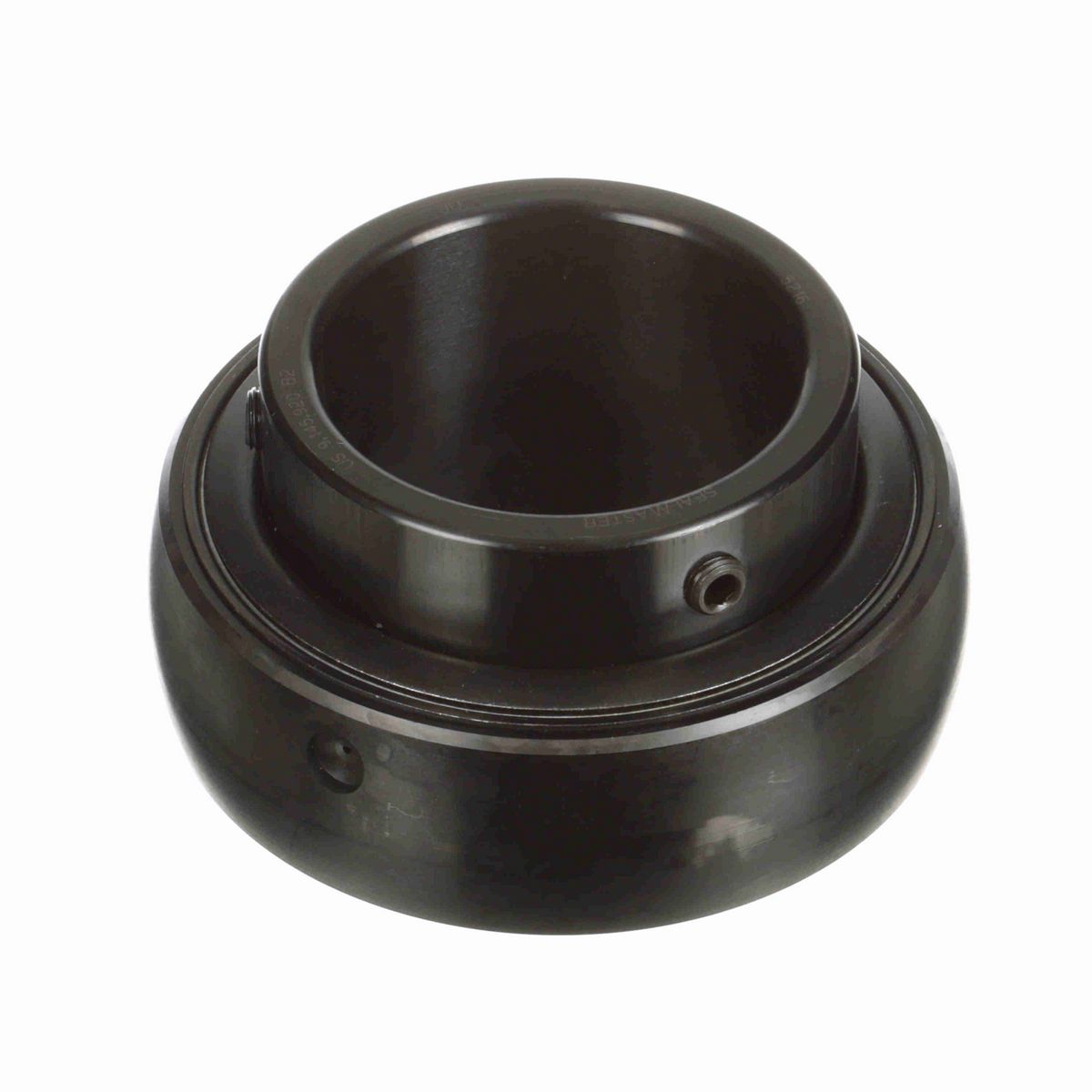 Sealmaster Mounted Insert Only Ball Bearing - 52100 Bearing Steel, Black Oxided - Setscrew Lock - 5216