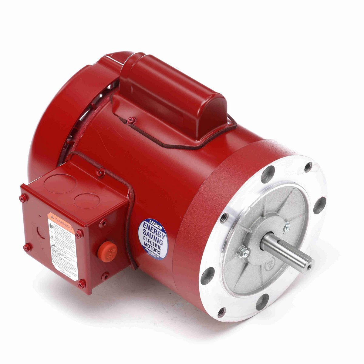 LEESON Agricultural Motor, 0.50 HP, 1 Ph, 60 Hz, 115/230 V, 1800 RPM, 56C Frame, TEFC - 110492.00