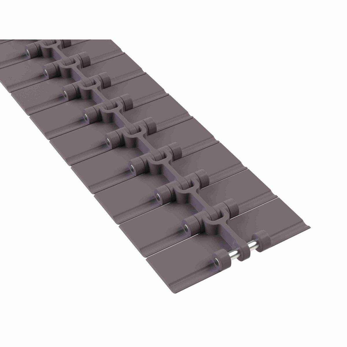 Rexnord 820 RubberTop Straight Running RubberTop®, Material: Brown High Performance, Width: 4.5in, Pitch: 1.5in - 81418892