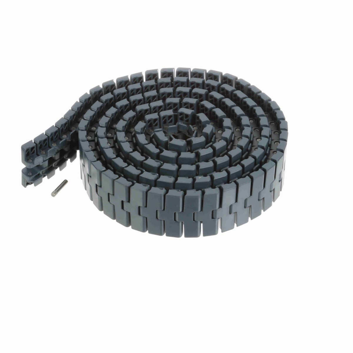 System Plast 2251FT-TAB Side-flexing Solid Top, Material: NG evo (Gray Blue), Width: 3.3in, Pitch: 1in - NGE2251FT-TAB-K330