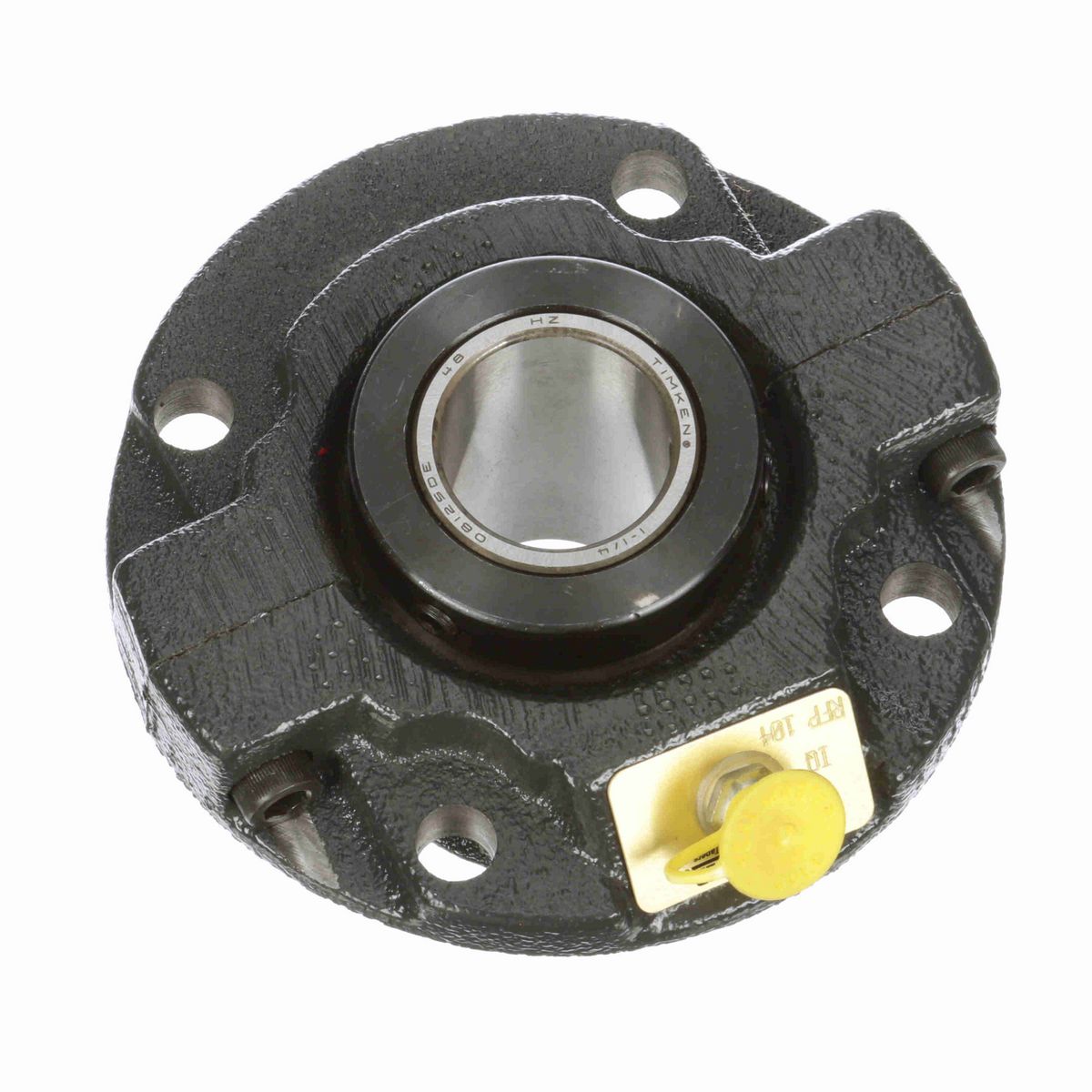 Sealmaster Mounted Cast Iron Piloted Flange Tapered Roller - 52100 Bearing Steel - Double Collar Mount Lock - RFP 104
