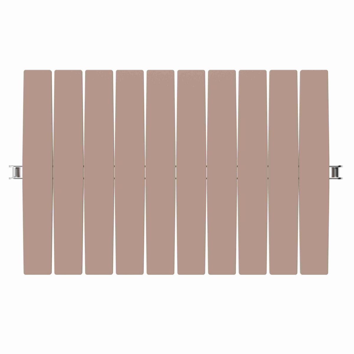 Rexnord 1873TAB Side-flexing Solid Top, Material: Tan Low Friction, Width: 10in, Pitch: 1.5in - LF1873SSK10