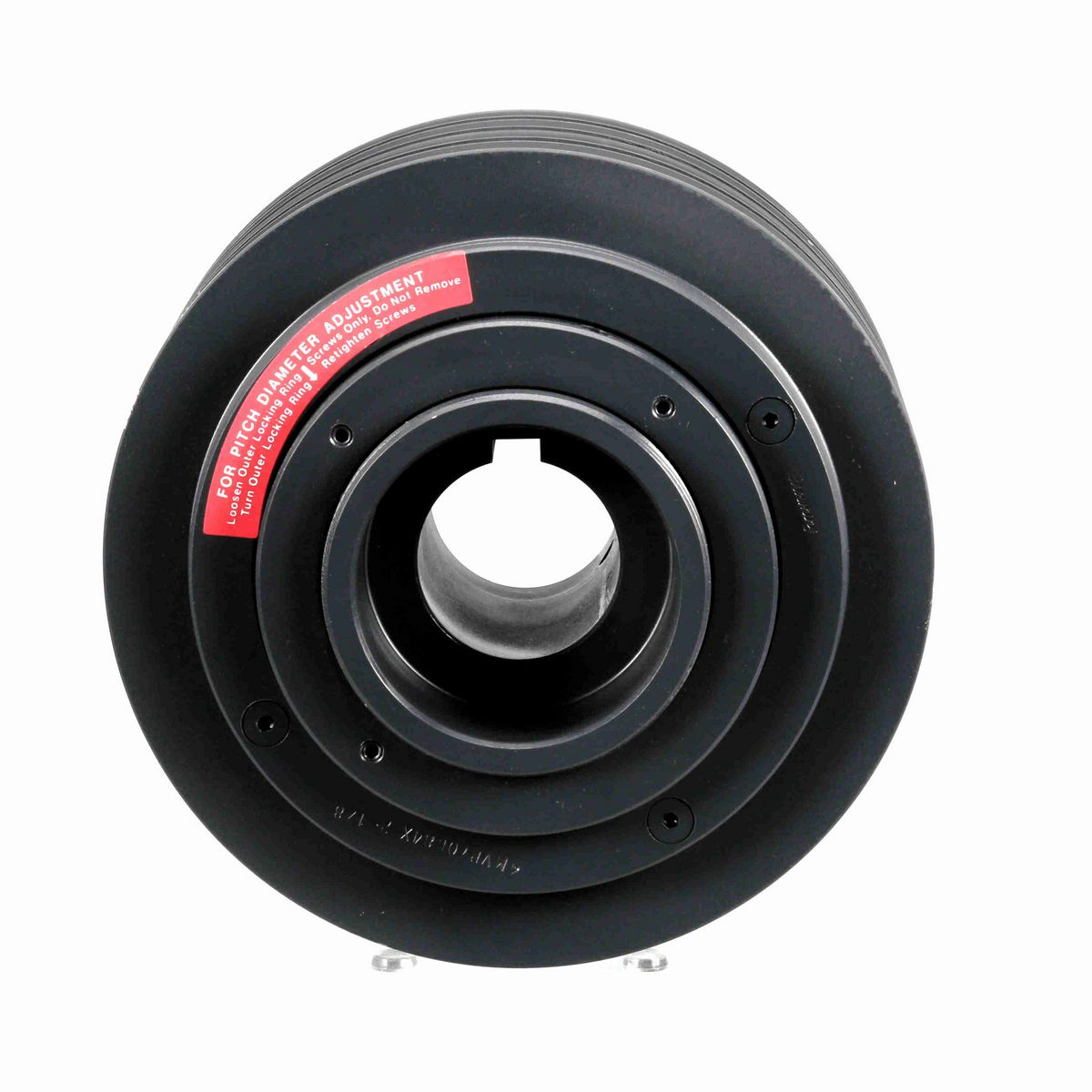 Browning 4 Groove Cast Iron Finished Bore Multiple Variable Pitch Sheave - 4MVP70B84X 2 1/8